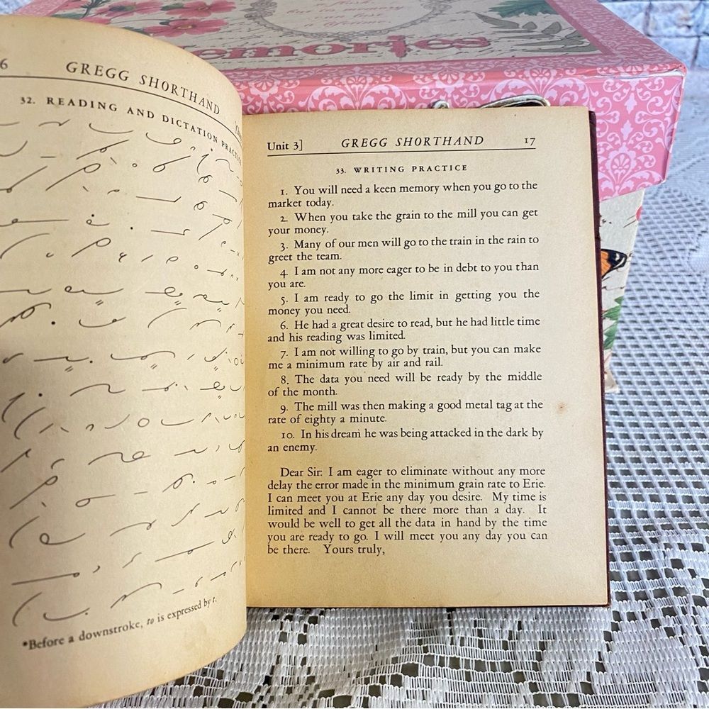 Gregg Shorthand VTG Anniversary Edition Hardcover Copyright 1929 - Picture 9 of 12